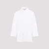 S Max Mara Delfina Popeline Shirt Max Mara In Bianco