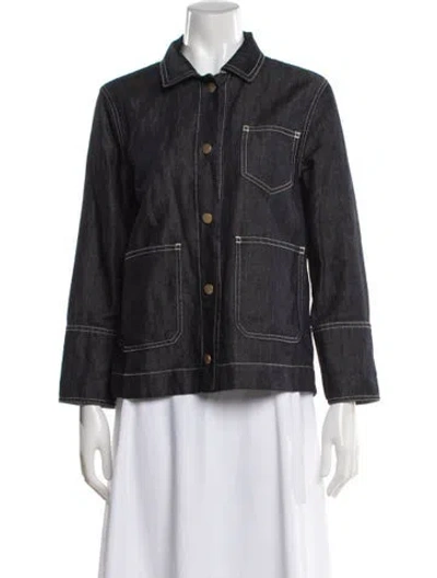 Pre-owned 's Max Mara Denim Jacket In Blue