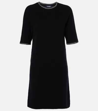 's Max Mara Denny Wool And Cashmere Midi Dress In Black