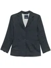 S Max Mara Derna Blazer In Blue