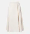 S Max Mara Desy Cotton Poplin Midi Skirt