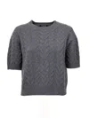 S Max Mara Dominus Cable Knit Sweater
