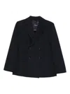 S Max Mara Double-breasted Blazer In Black