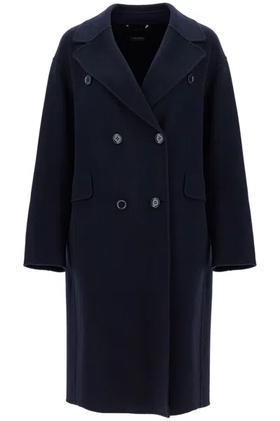 's Max Mara Double-breasted Midi Coat ' In Blue