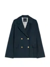 's Max Mara Double-breasted Blazer In Blue
