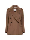 's Max Mara Double-breasted Jacket In Brown