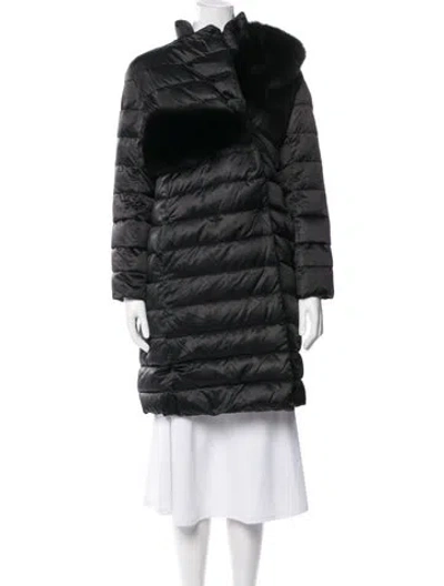Pre-owned 's Max Mara Down Coat In Black