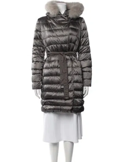 Pre-owned S Max Mara Down Coat In Black