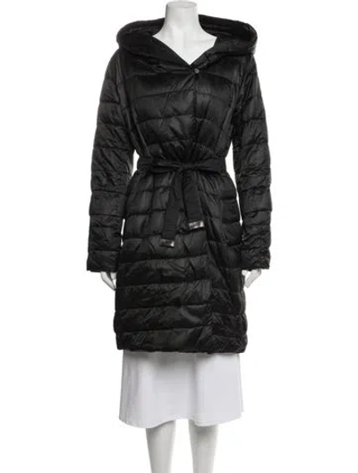 Pre-owned S Max Mara Down Coat In Black