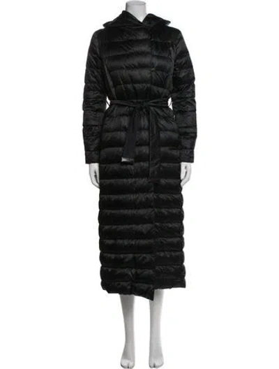 Pre-owned S Max Mara Down Coat In Black