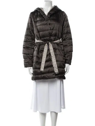 Pre-owned S Max Mara Down Jacket In Black