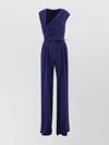 's Max Mara Draped Cady Jumpsuit Embroidered Belt