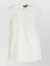 's Max Mara Draped Keyhole Back Lightweight Sleeveless Top