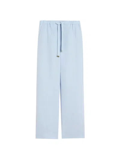 's Max Mara Drawstring Trousers In Blue