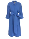 's Max Mara Tabata Poplin Belted Midi Shirt Dress