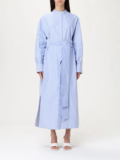 S MAX MARA DRESS 'S MAX MARA WOMAN COLOR BLUE,G82792009