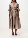 's Max Mara Viola Satin Midi Dress In Pink