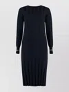 S Max Mara Dress Wool Button Cuffs