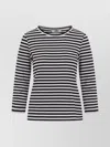 S Max Mara Durata Long-sleeved Striped T-shirt