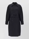 S Max Mara 'ebrien' Long Double-breasted Trench Coat With Belted Waist