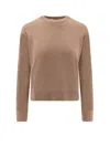 S Max Mara Wool Sweater Eco Biscuit In Brown