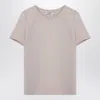 S Max Mara Écru Cotton-blend T-shirt