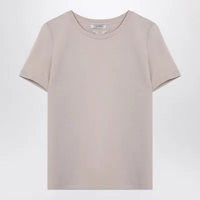 's Max Mara S Max Mara  Écru Cotton-blend T-shirt In Neutral