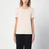 S Max Mara Embroidered-logo T-shirt In Beige