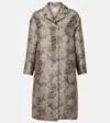 S Max Mara Effi Jacquard Jacket In Grey