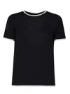 S Max Mara Egidio T-shirt In Virgin Wool In Black