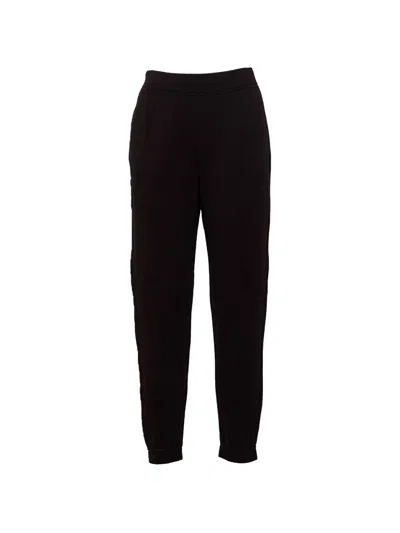 S Max Mara Elasticated-waistband Track Pants In Braun