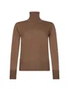 S Max Mara Elbow-patch Roll-neck Sweater In Multi