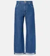 S Max Mara Eles Mid-rise Wide-leg Jeans In Blue