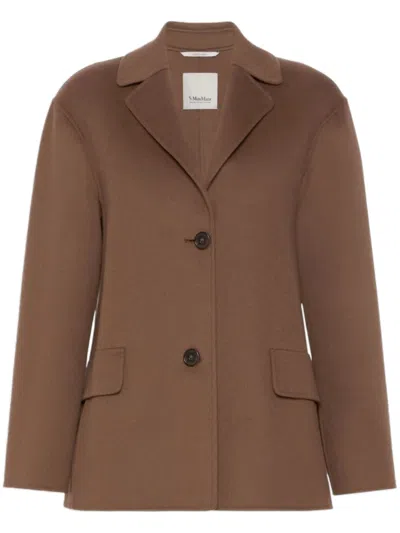 S MAX MARA S MAX MARA ELFI JACKET IN WOOL DRAP