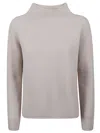 S Max Mara Elica Wool And Cachemire Turtleneck Pullover In Ecru