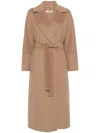 S Max Mara Women's Wool Coat In Brown