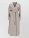 S Max Mara Esturia Coat Belted Waist Long Length In Neutral