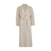 S Max Mara Elisa Long Coat In Beige