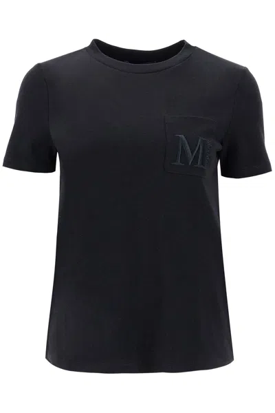 'S MAX MARA EMBROIDERED POCKET MADERA T