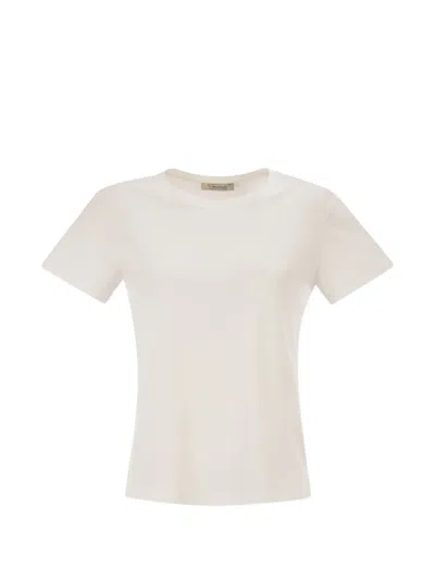 S Max Mara Max Mara S White Cotton And Modal Segale T-shirt