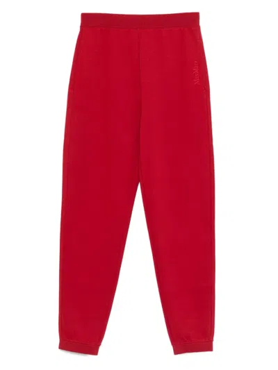 's Max Mara Embroidered-logo Track Pants In Red