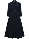 S Max Mara Emilia Midi Dress In Blue