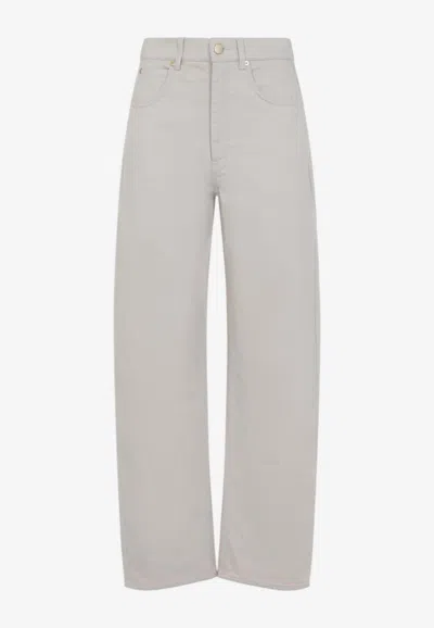 S Max Mara Emily Barrel-leg Pants In Beige