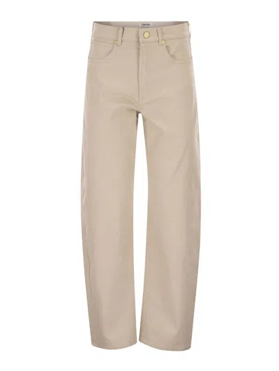 S Max Mara Emily Five-pocket Jeans In Beige