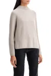 S Max Mara 'english Rib Pullover With ' In White
