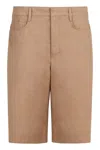 's Max Mara S Max Mara Eric Cotton And Linen Bermuda-shorts In Beige