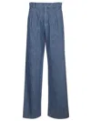 S Max Mara Esordio Blue Denim Jeans In Blue