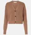 S Max Mara Estri Wool And Cashmere Cardigan In Beige