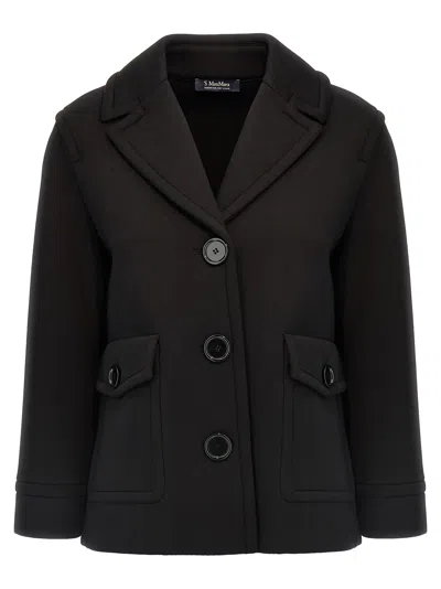 's Max Mara Estroso Coat In Black