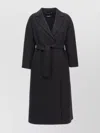 S Max Mara 'esturia' Belted Waist Long Length Coat